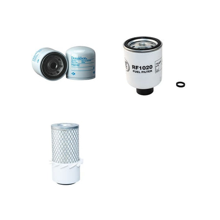 Bobcat 322 Filter Service Kit Air Oil Fuel Filters with Kubota D722 Engine Serial Number 517811001-
