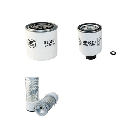 Bobcat 325 Filter Service Kit Air Oil Fuel Filters with Kubota D1402B Engine Serial Number -511821999