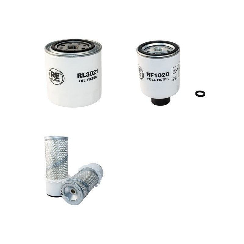 Bobcat 325 Filter Service Kit Air Oil Fuel Filters with Kubota D1402B Engine Serial Number -511821999
