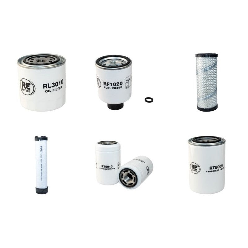 Bobcat 325 Filter Service Kit with Kubota Engine Serial Number 222311001-