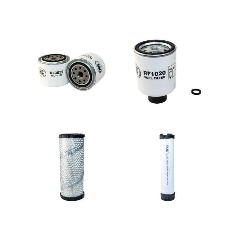 Bobcat 329 Filter Service Kit Air Oil Fuel Filters with Kubota D1703M Engine