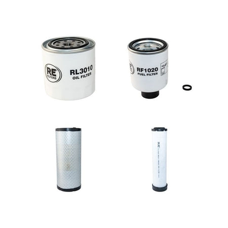 Bobcat 337G Filter Service Kit with Kubota V2003-M-DITE2B Engine Air, Oil, Fuel Filters