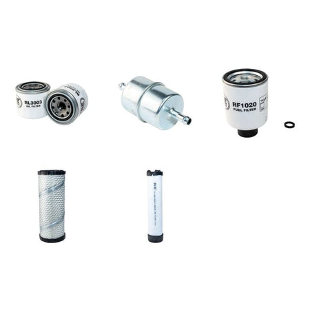 Bobcat 428EG Filter Service Kit Air Oil Fuel Filters with Kubota V1505ET17 Engine Year 2010-