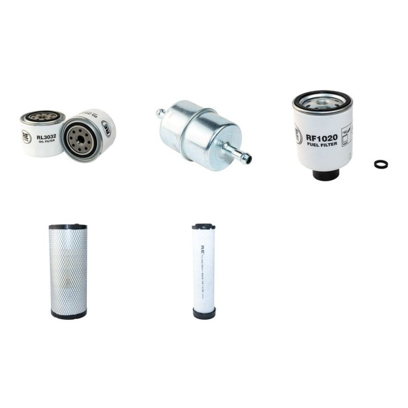 Bobcat 435 Filter Service Kit Air Oil Fuel Filters with Kubota V2203 Engine
