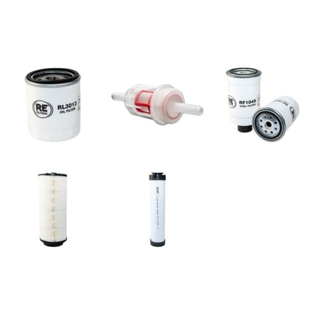 Bobcat 442COM2 Filter Service Kit Air Oil Fuel Filters with Deutz TIERII Engine Serial Number 5286/11001-