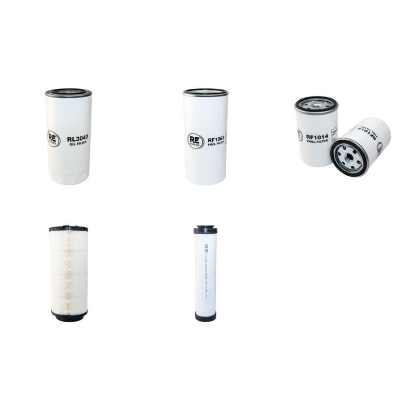 Bobcat 444 Filter Service Kit Air Oil Fuel Filters with Deutz BF4M2012 Turbo Engine