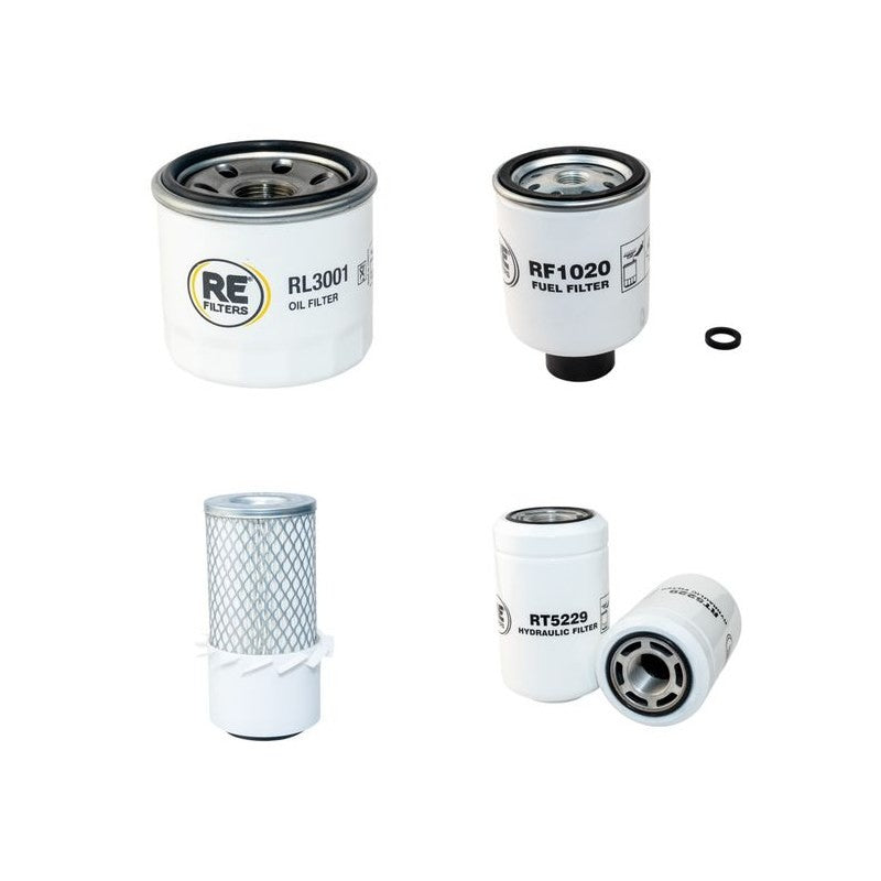 Bobcat 453 Filter Service Kit with Kubota D722 Engine Serial Number -12897