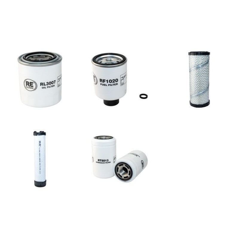 Bobcat 553F Filter Service Kit with Kubota D1005E Engine Year 1998-