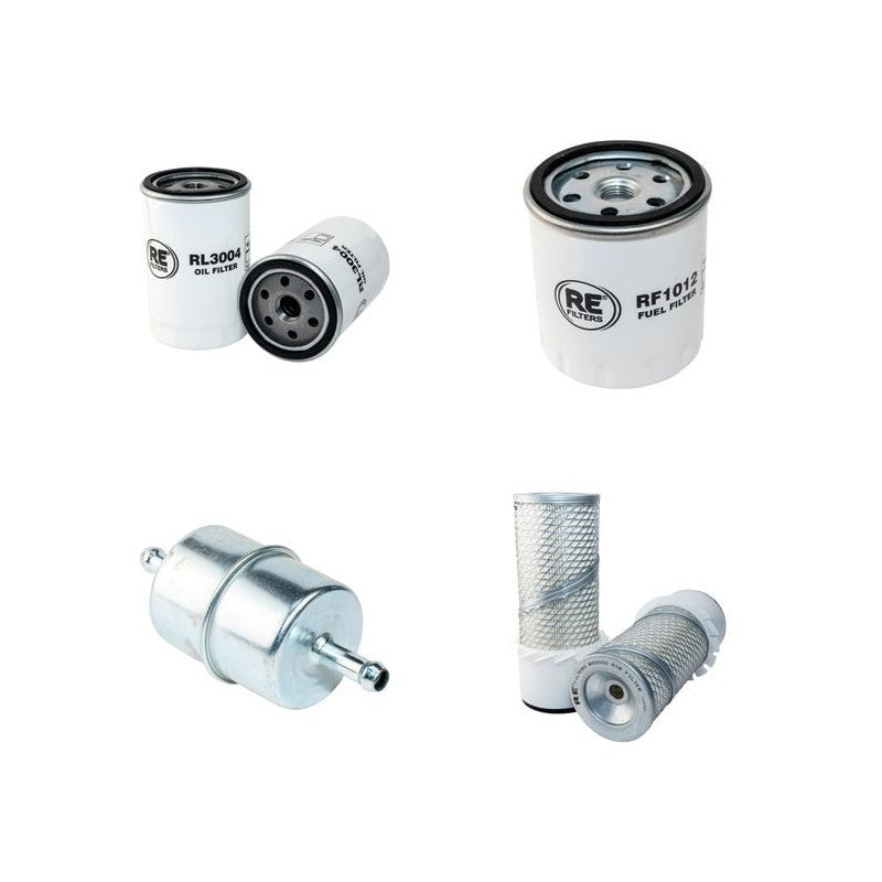 Bobcat 721 Filter Service Kit Air Oil Fuel Filters with Deutz F2L411D Engine Serial Number Hyd Filter 174mm