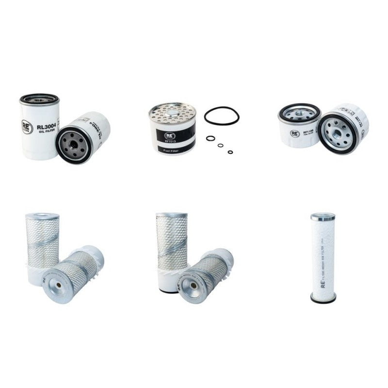 Bobcat 731 Filter Service Kit with Deutz F2L411/511 Engine Air, Oil, Fuel Filters