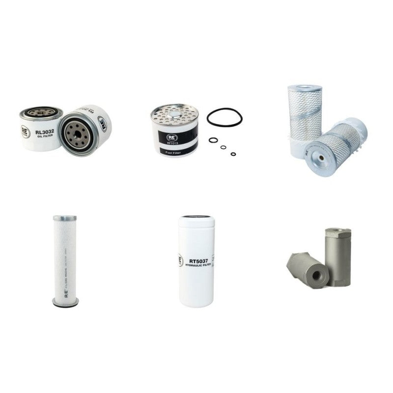 Bobcat 743BFilter Service Kit with Kubota V1702 Engine Serial Number 15001-