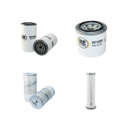 Bobcat 843 Filter Service Kit Serial Number 13000-23999- Air - Oil - Fuel Filters