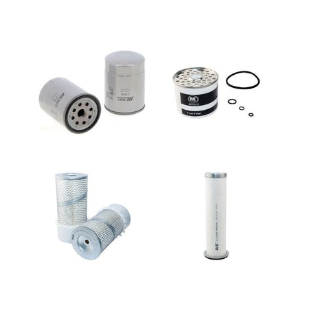 Bobcat 843 Filter Service Kit with Isuzu 4JB1 Engine Air, Oil, Fuel Filters Serial No 24001-