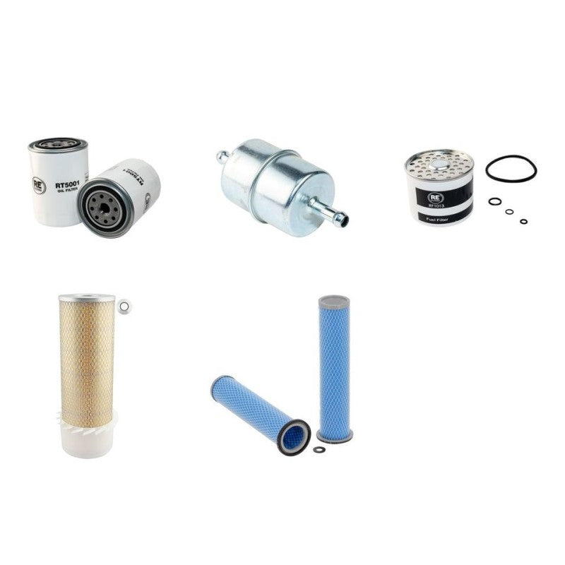 Bobcat 943 Filter Service Kit Air Oil Fuel Filters with Perkins 4.236 Engine Serial Number -11999