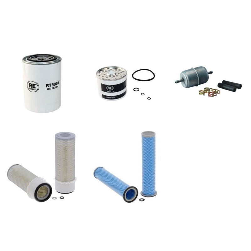 Bobcat 943 Filter Service Kit Air Oil Fuel Filters with Perkins 4.236 Engine Serial Number 12001-