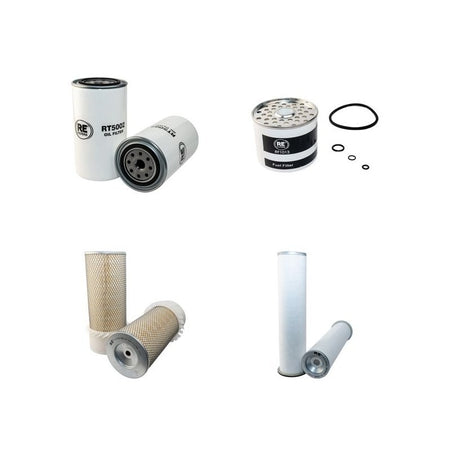 Bobcat 974 Filter Service Kit Air Oil Fuel Filters with Perkins 4.236 Engine