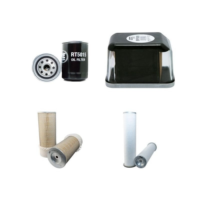 Bobcat 975 Filter Service Kit Air Oil Fuel Filters with JD 4276 Engine Serial Number Serial Number 12597-/ -Serial Number 421306