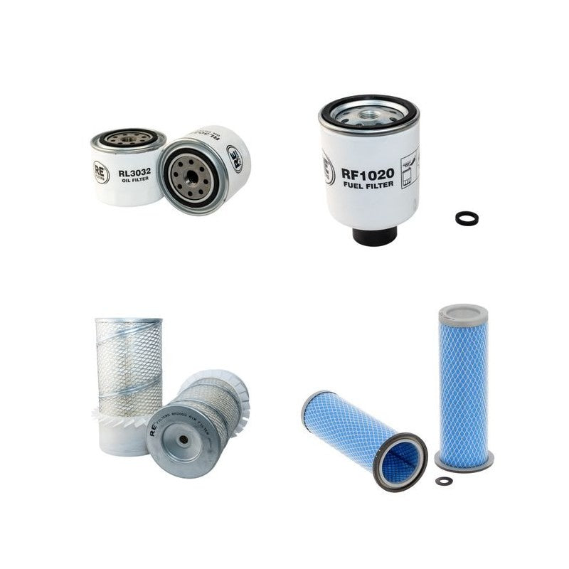 Bobcat A300K Filter Service Kit Air Oil Fuel Filters with Kubota V3300M-DI-T Engine