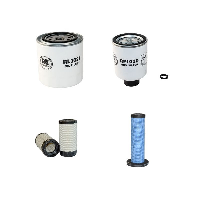 BOBCAT A300 TIER3 Filter Service Kit Air Oil Fuel Filters w/Kubota TIERIII Eng. SN 11001- YR 2011- A5GW/A5GY