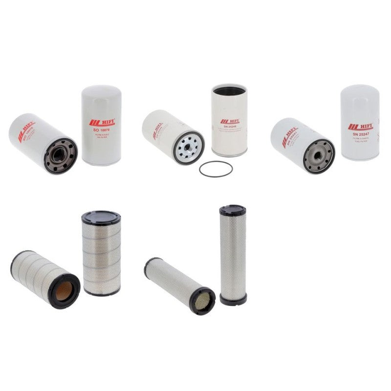 Bobcat E 220 Engine Filter Kit with Bobcat-Doosan engine 2019-