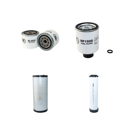 Bobcat E45 Filter Service Kit Air Oil Fuel Filters with Kubota D 2403-MD1 Engine