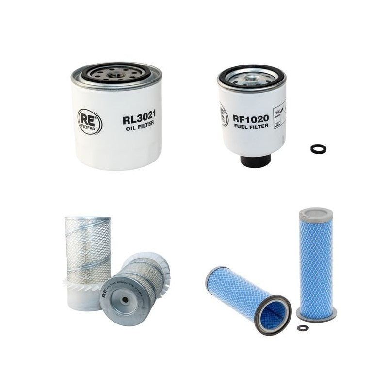 Bobcat S300 Filter Service Kit Air Oil Fuel Filters with Kubota Engine