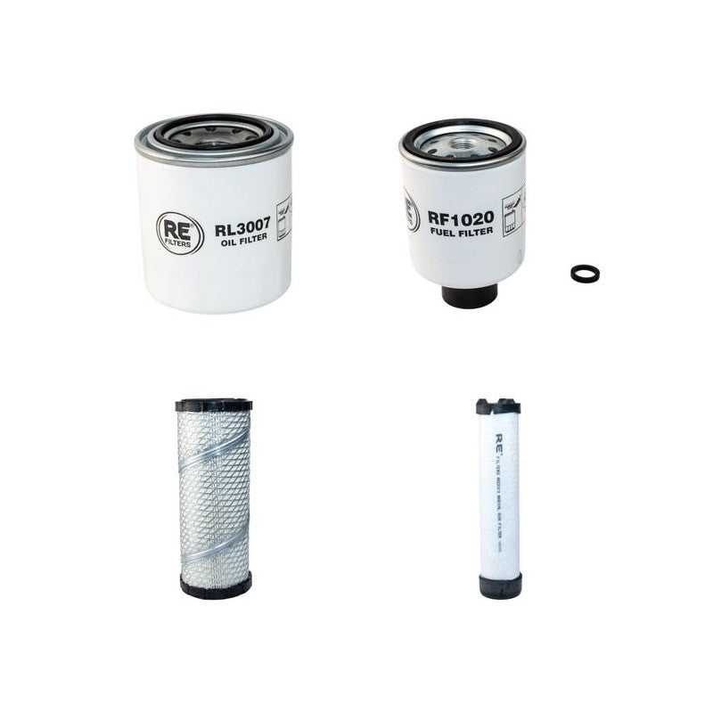Bobcat S463 Filter Service Kit Air Oil Fuel Filters with Kubota D1005 Engine