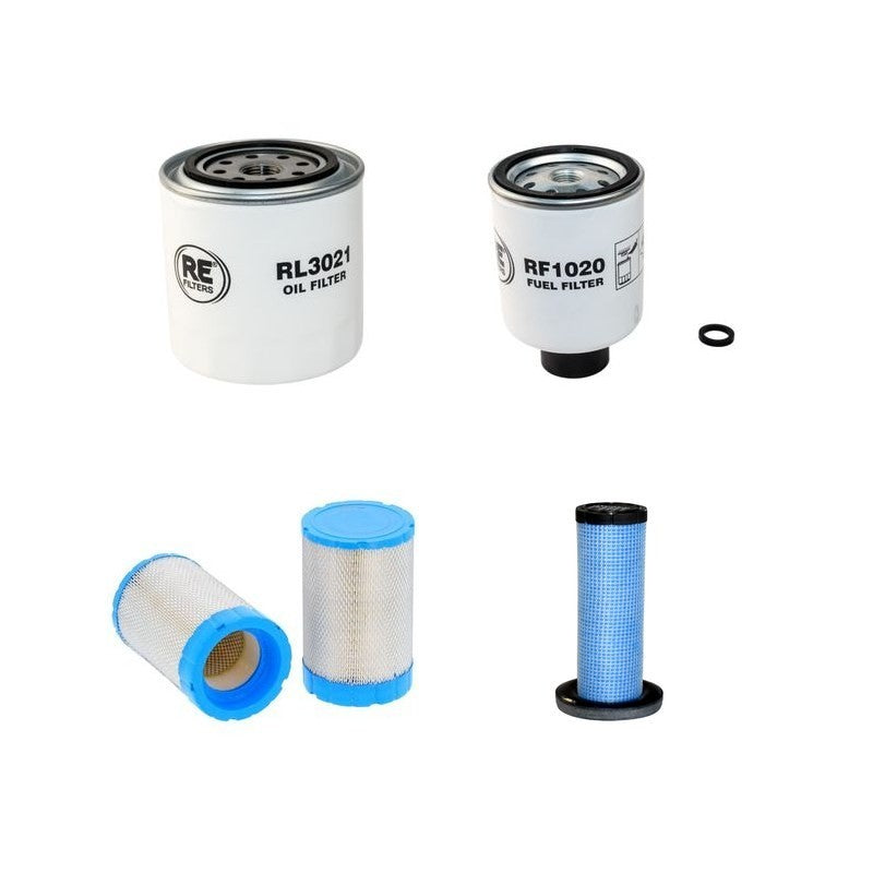 Bobcat S650 Filter Service Kit with Kubota V3307-DI-TE3 Engine Year 2010-