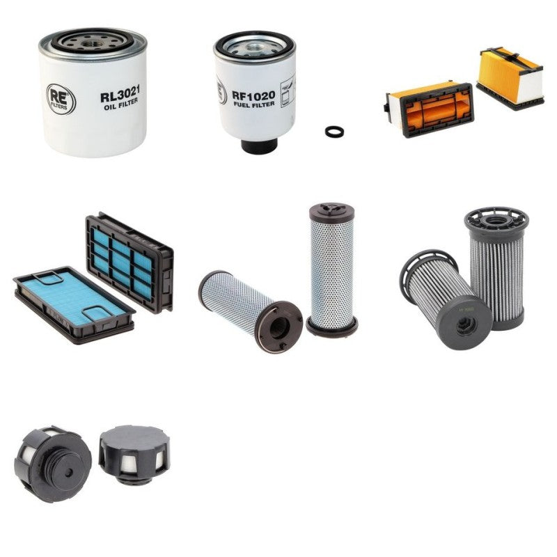 Bobcat S850 TIER3 Filter Service Kit with Kubota Engine Year 2010-