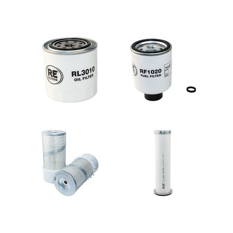 Bobcat T180 Filter Service Kit Air Oil Fuel Filters with Kubota V2203-M-DI Engine Year 2008-