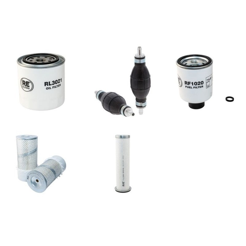 Bobcat T190 Turbo Filter Service Kit with Kubota V2403E Engine Serial Number 11001- Year 2004- 5270/5279