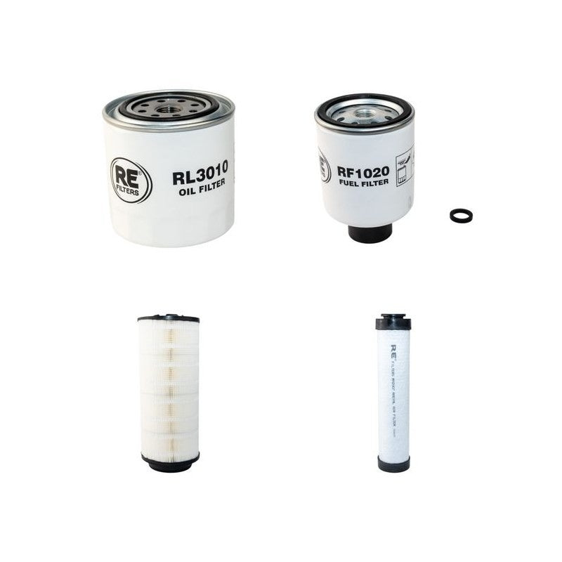 Bobcat T2250 Filter Service Kit Air Oil Fuel Filters with Kubota V2205 Engine Year 2011-