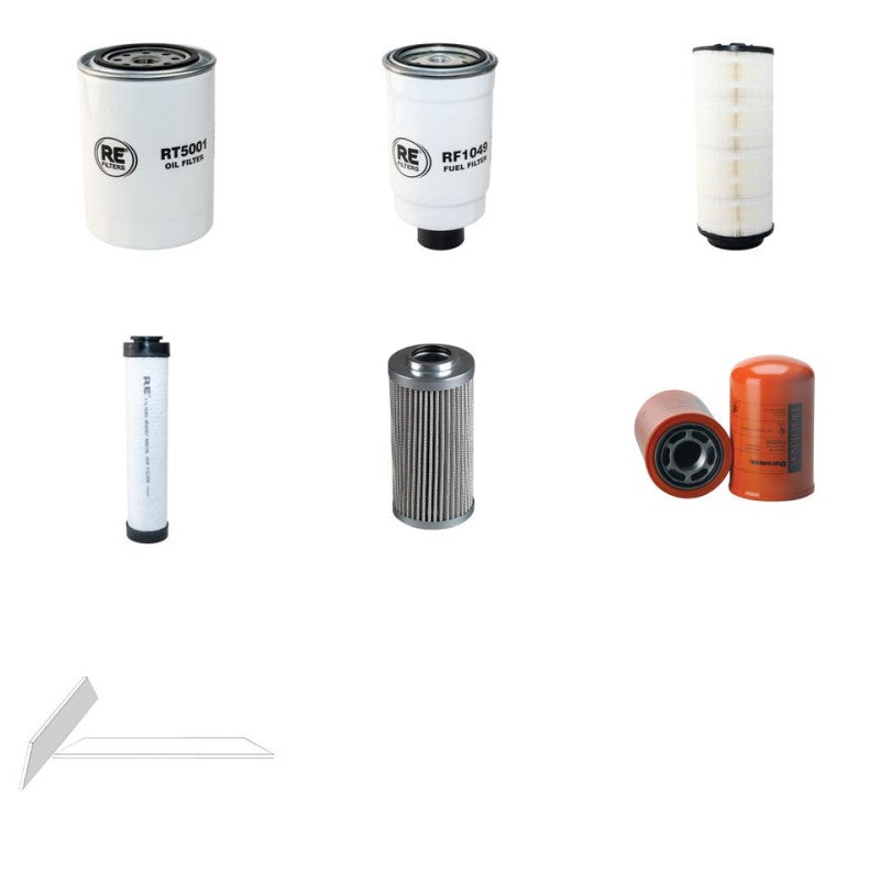 Bobcat T40150 Filter Service Kit with Perkins 1004.40T Engine