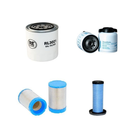 Bobcat T650 Filter Service Kit with Kubota V3307-DI-TE3 Engine 01.2012 - Air Oil Fuel