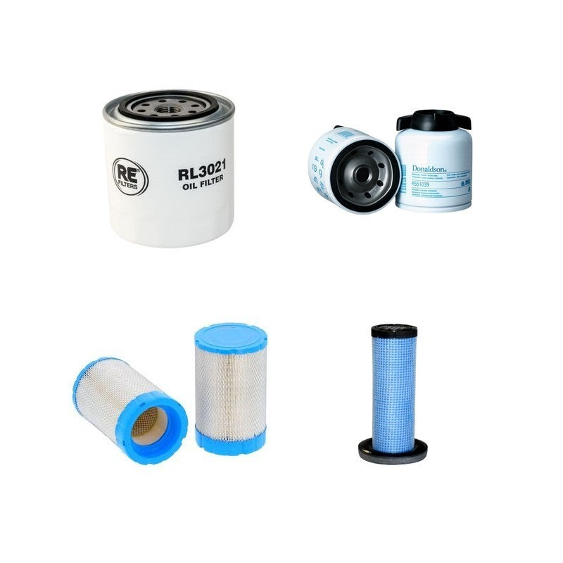 Bobcat T650 Filter Service Kit with Kubota V3307-DI-TE3 Engine 01.2011 - Air Oil Fuel