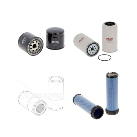 Bobcat T66 Filter Service Kit with Bobcat EV4/D V-0093 Engine 10.2022 - Air Oil Fuel