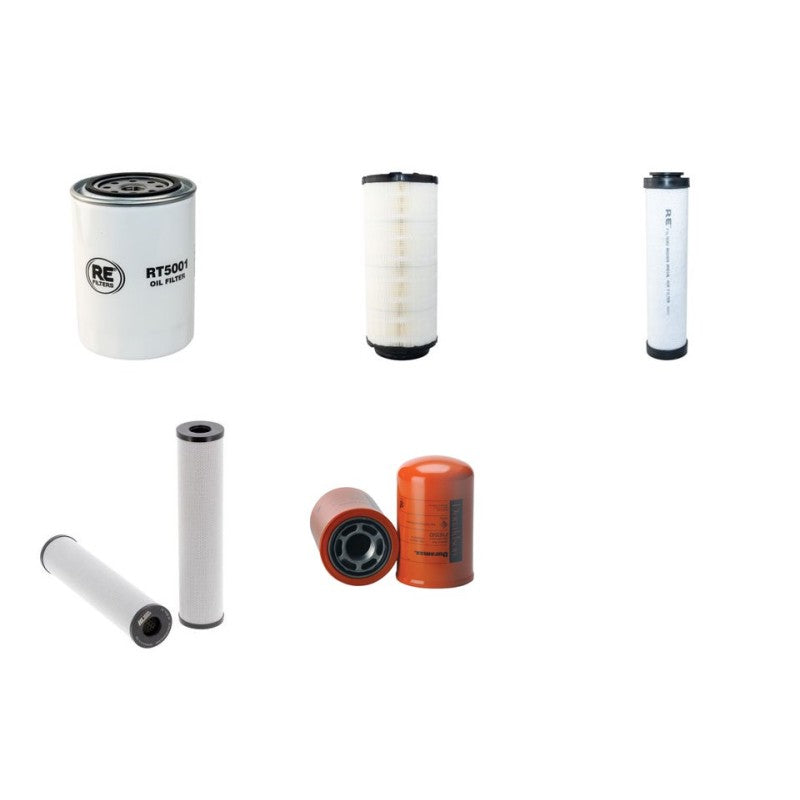 Bobcat V623 Filter Service Kit with Perkins 1004-40T Engine Serial Number 3671 11001-
