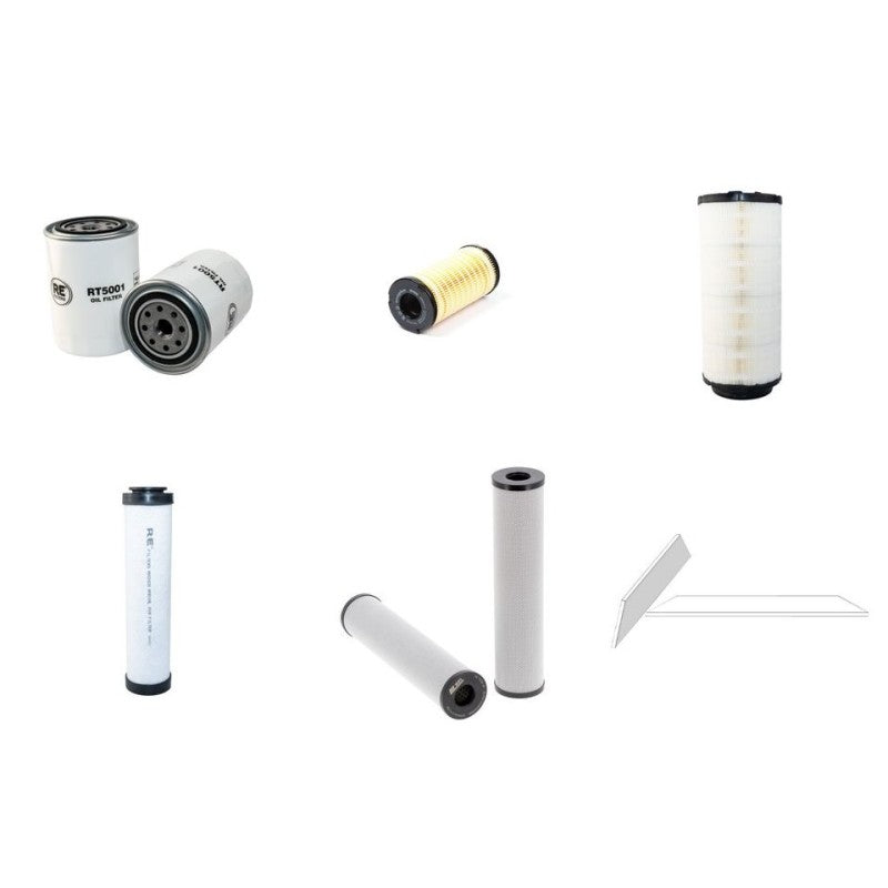Bobcat V638 Filter Service Kit with Perkins 1104C-44T Engine Serial Number A8HN 13000-
