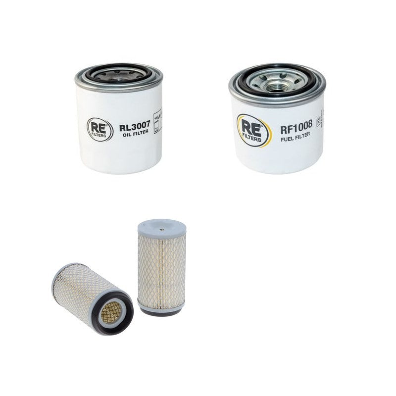 BOKI 2051RC Filter Service Kit Air Oil Fuel Filters w/KUBOTA V1305E Eng.