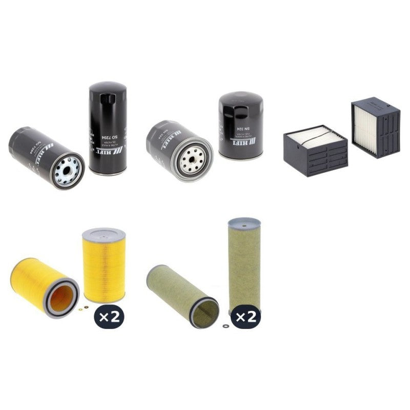 Bomag BC 972 RB Engine Filter Kit with Deutz BF8M1015C engine