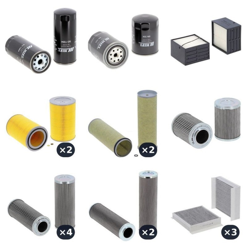 Bomag BC 972 RB Filter Kit with Deutz BF8M1015C engine