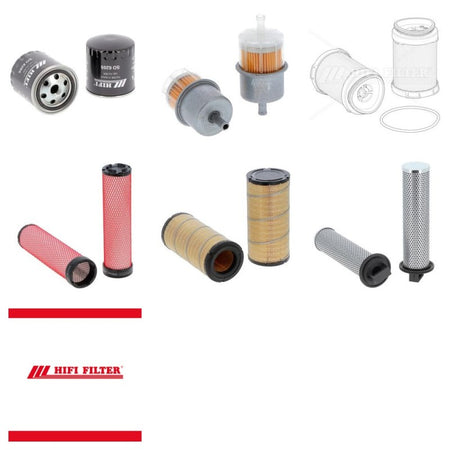 Bomag BF 200 C-2 S200 V Filter Kit with Kubota V3307CR Tier 4F engine 2019-