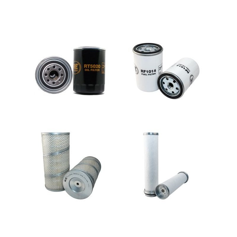 BOMAG BG50A Filter Service Kit Air Oil Fuel Filters w/Deutz F4L912 Eng.