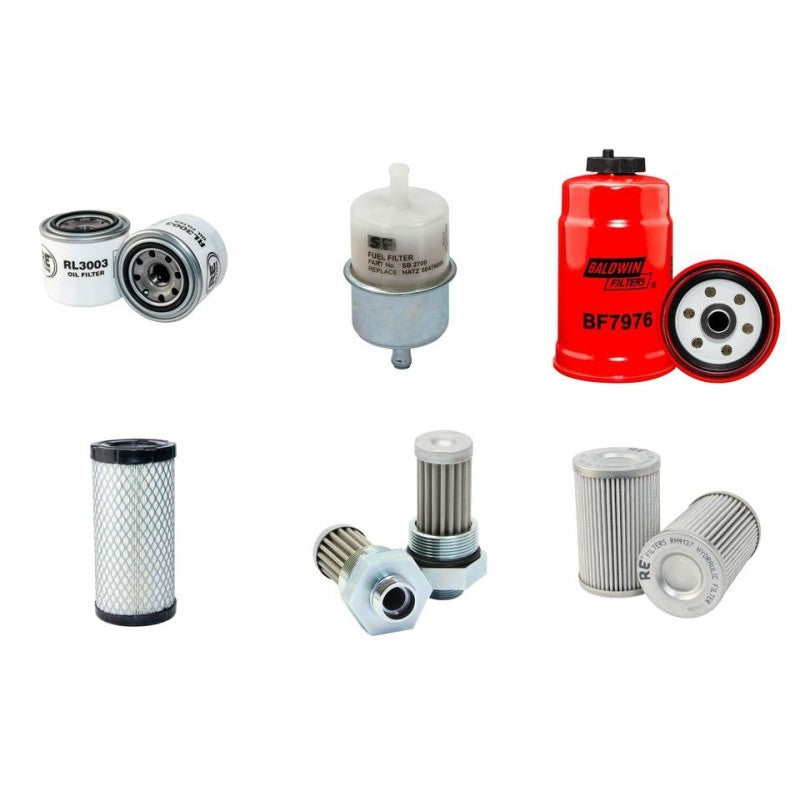 BOMAG BW100 SCC-5 Filter Service Kit w/Kubota D902 Eng.