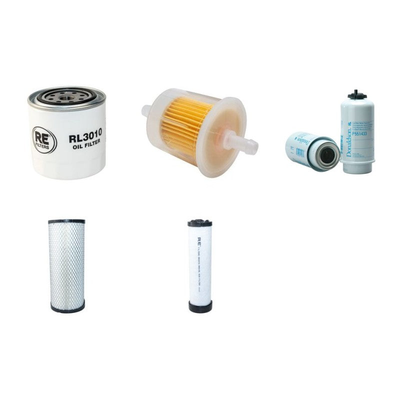 BOMAG BW138 AC-5 Filter Service Kit w/Kubota V2403-CR-EF04 Eng. YR 2016