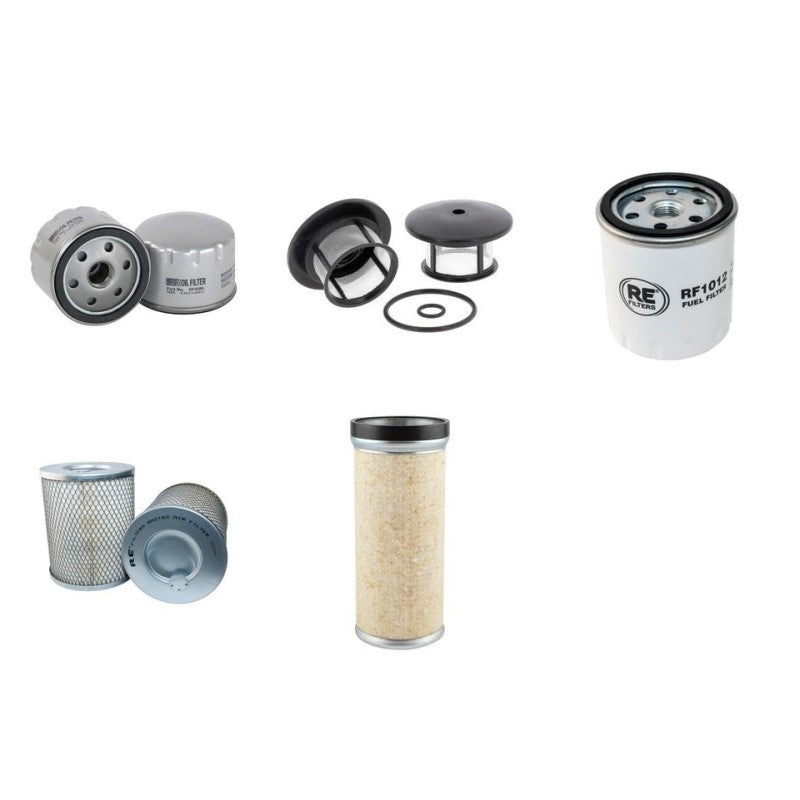 BOMAG BW138 AD Filter Service Kit Air Oil Fuel Filters w/Deutz D 2011L3I Eng.