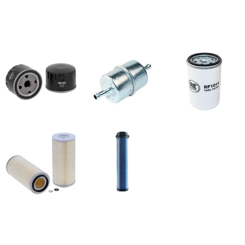 BOMAG BW151 AD-2 (Vario) Filter Service Kit Air Oil Fuel Filters w/Deutz BF 4L1011F Eng.