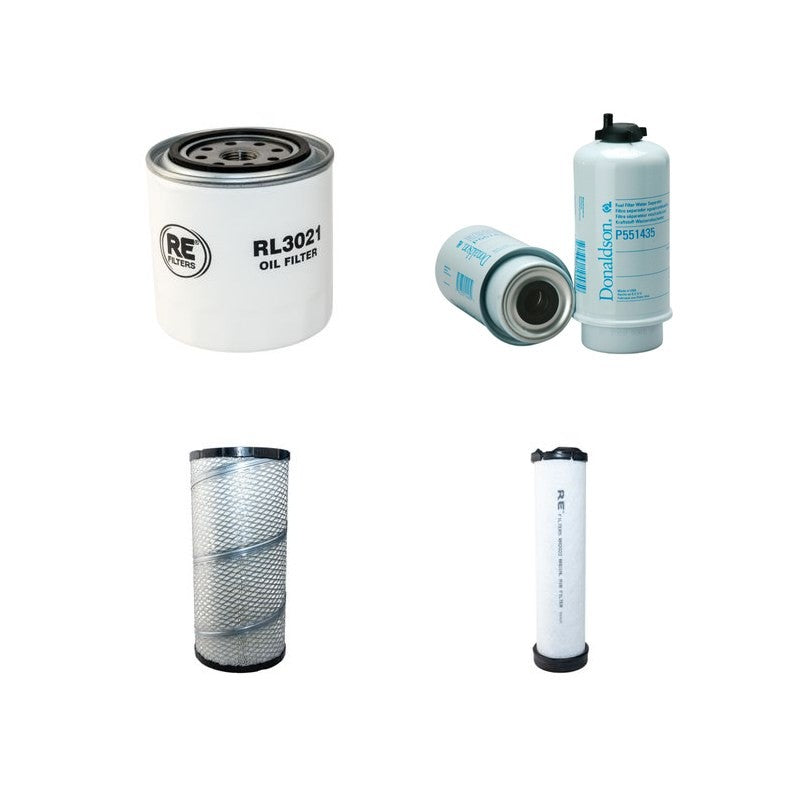 BOMAG BW174 AP-4i Filter Service Kit Air Oil Fuel Filters w/Kubota V 3800 CR-T Eng.