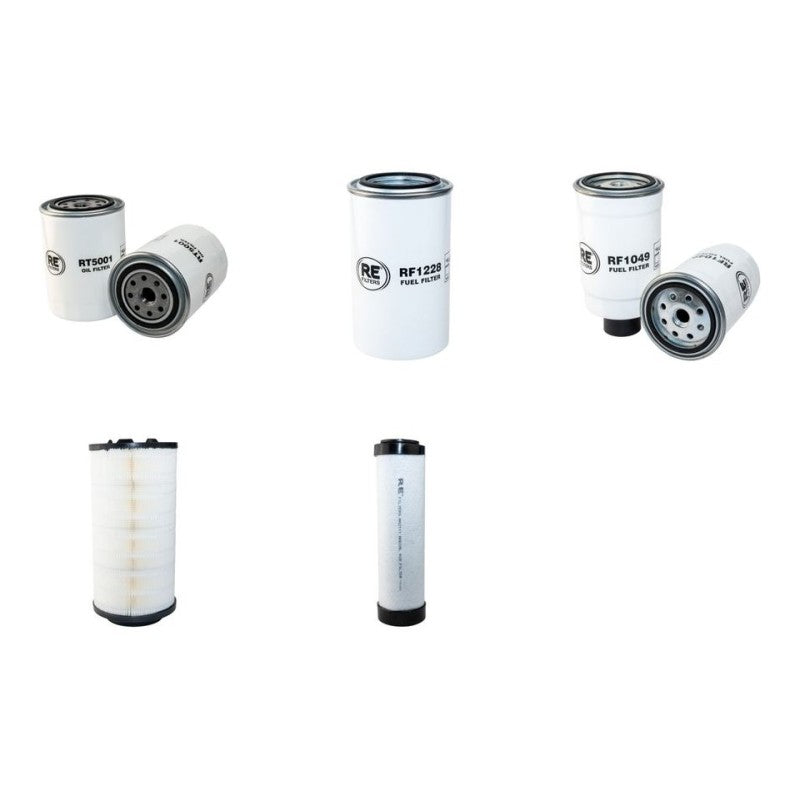 BOMAG BW211 D-3/ PD-3 Filter Service Kit Air Oil Fuel Filters w/Perkins 1006.60T Eng. YR 2003-