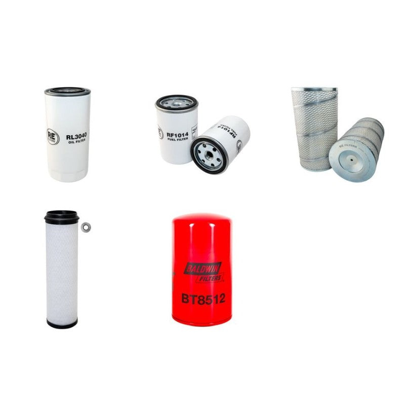 BOMAG BW213 A/AD Filter Service Kit w/Deutz F6L912 Eng.